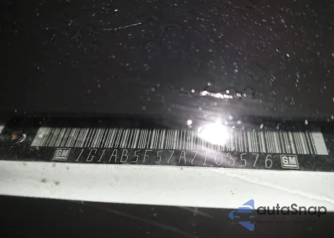 2010 Chevrolet Cobalt Ls из США, поврежденный, VIN 1G1AB5F57A7103576